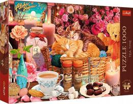 Dėlionė Trefl Tea Time, 68.3 cm x 48 cm, 1000 vnt., įvairių spalvų