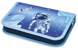 Penalas, su priedais Herlitz Cosmonaut, 20.3 cm x 14 cm, mėlyna sp.