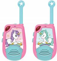 Policininko žaislas, radijo stotelės Lexibook Walkie Talkie Unicorn TW25UNI, mėlyna sp./rožinė sp.