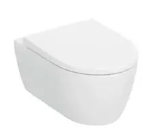 Geberit iCon - Pakabinamas unitazas su SoftClose dangčiu, TurboFlush, Rimfree, matinės baltos spalvos 503.046.JT.1