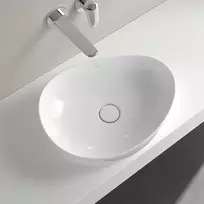 Praustuvas VILLEROY&BOCH Antao 510x400x145 montuojamas ant stalviršio C+ , su dugno vožtuvu, 4A7351R1