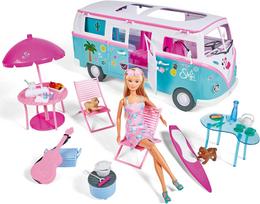Automobilis lėlei Simba Steffi Love Hawaii Camper, įvairių spalvų