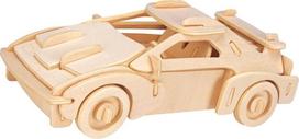 Medinė 3D dėlionė G3 Race Car 324974, 17 cm x 8.3 cm, 43 vnt.