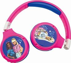 Belaidės ausinės vaikams Lexibook Barbie HPBT010BB, mėlyna sp./rožinė sp.