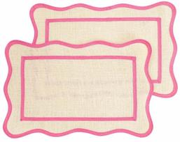 Stalo padėkliukas Homla Viento 244102, 45 cm x 30 cm, 2 vnt., Rožinė sp./Rusva sp.
