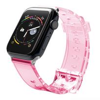Silikoninis dirželis Strap Light skirtas Apple Watch 38 / 40 mm - Raudonas