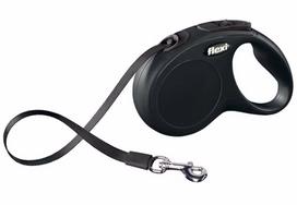 Flexi New Classic Tape S 5m juoda, 1 vnt.