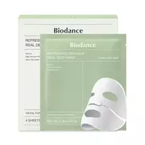 Biodance Refreshing Sea Kelp Real Deep Mask raminanti ir drėkinanti veido kaukė, 4 vnt.
