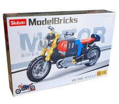 Surenkamas motociklas Sluban Model Bricks, 197 vnt.