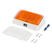 12V RV LED Verandos Šviestuvas su Jungikliu Vandeniui Atsparūs Sieniniai Šviestuvai Markizės Kemperio Lempa Priekaba A1Q9 oranžinė