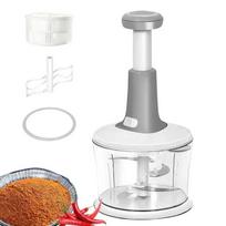Manual Food Chopper Multifunction Manual Food Processor Press Type Kitchen Meat Grinder Meat Cutter Whisk Stirrer For Vegetables CHINA