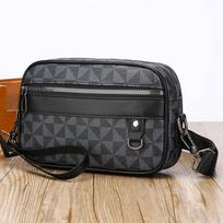 Verslo Stiliaus Vyriška Rankinė Krepšys Aukštos Kokybės PU Oda Vyriška Peties Rankinė Daugiafunkcinė Vyriška Rankinė Su Juosmens Dirželiu Sac 23cmX15cmX6cm