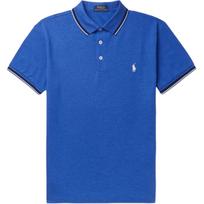 Polo Ralph Lauren Embroidered Pony Logo Polo Shirt Men Polo Shirts Blue 710782636-004 XS