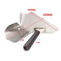 Popcorn Packing Shovel Kitchen Gadget Stainless Steel French Fries Shovel Special For Hamburger Baking Tool Shovel Single handle