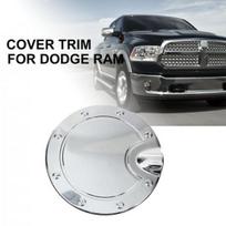 Išorinis užpildas Kuro bako durelių apdaila Dujų bako dangtelio apdaila Dodge RAM 2010-2017 m. Chromuotas gray