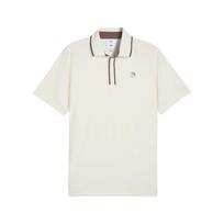 Puma Arnold Palmer Knitted Short Sleeve Solid Soft Golf Shirt Men tops 630179-09 S