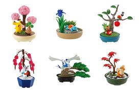 Pokemon Pocket BONSAI 2 Mažoji keturių metų laikų istorija Dėžutė Produktas 6 tipai 6 vnt. Re-Ment