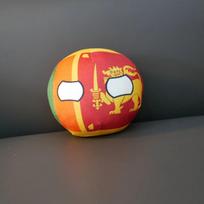 20/10cm Sri Lanka Polandball Plush Toy Countryball Stuffed Doll Pendant Home Decoration