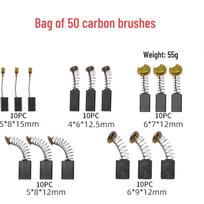 Electric Hand Grinder Carbon Brushes – 08103 Pack of 50