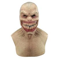 Kaukė Helovinas Creepy Wrinkle Veido kaukė Latekso Cosplay Vakarėlio rekvizitai smėlis