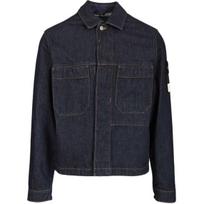 Stone Island FW25 Džinsų tyrimų serija Vienspalvis viengubas ilgomis rankovėmis džinsinis švarkas Vyriški švarkai K2S15Q100027S00J7-VJ201 XL
