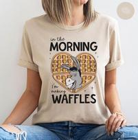 Pixar Shrek Donkey Shirt in The Morning IM Making Waffles Tshirt  world Family Tee  land Holiday Trip S