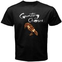 Counting Crows Rock Band Men's Black T-Shirt Size S to S įvairiaspalvis
