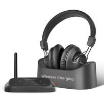 Avantree HT5009 Plus Wireless TV Headphones Bluetooth Transmitter Set with Charging Up to 60 Hours of Clear Sound Enhanced Lightweight aptX Adaptive juoda