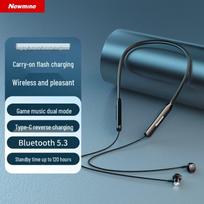Newsmy SL80 Upgraded Neckband Bluetooth Earphones SL80 Upgraded Version juoda spalva
