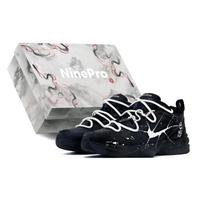 Nike Air Monarch 4 Low top Chunky Sneakers Unisex Black White 415445-001(Team107-BOX) 41