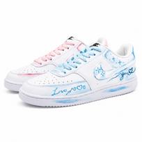 Nike Court Vision 1 Your Name Low top Skateboard Shoes Women's Blue Pink DH3158-101(team1747-) 35.5