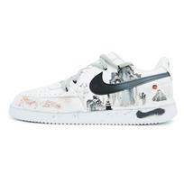 Nike Court Vision 1 žemi riedlenčių batai vyriški Balti Juodi DH2987-101(Komanda103-) 44
