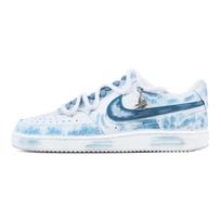 Nike Court Vision 1 White Wave Sail And Rudder Abrasion Resistant Slip Resistant Low top Skateboard Shoes Men's DH2987-101(Team773-) 40