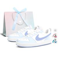 Nike Court Borough Sea Salt Coconut, Shopping Bag Cushioning Abrasion Resistant Low top Skateboard Shoes Women's DV5456-103(Team795-) 36.5