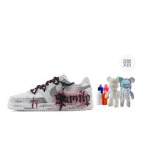 Nike Court Vision Listener, Fluid Bear Abrasion Resistant Low top Skateboard Shoes Men's Blue White Red HM9862-002(Team773--) 40