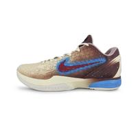 Nike Zoom Kobe 6 'All Star 2.0' Cushioning, Wear Resistant Low top Basketball Shoes Men's White Brown FQ3546-100(Team1076-) 42.5
