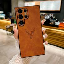 Compatible Samsung Phone Cases S26 Ultra/S25 Lambskin Elk/A17/A34/A56 Full Coverage Samsung A57
