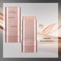 Life Girls Hydrating Foundation Stick with Brush - Natural Korean Dewy Finish 13.5g