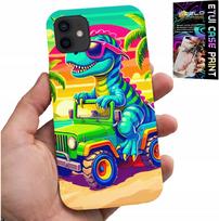 Etui Do Iphone 12 Mini - Dinozaur W Ciężarówce Wzory Dla Dzieci