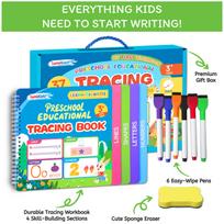 Magic Practice Copybook Reusable Children 3D Copybook Pen Preschools Kids Calligraphy English Writing Book Kids Toys Gift 01
