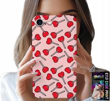 Etui Do Iphone Se / Se2 - Kobiece, Modne Wzory Lizaki W Serca Case
