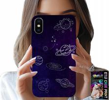 Etui Do Iphone Xs Max - Kosmos Planety Gwiazdy Galaktyka Wzory