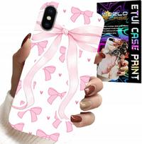 Etui Do Iphone Xs Max - Różowe Wstazki Wstązka Modne Wzory Case