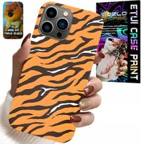 Etui Do Iphone 13 Pro - Plecki W Tygrysie Paski Pokrowiec +Szkło