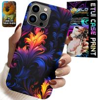Etui Do Iphone 13 Pro - Abstrakcyjne Kolorowe Wzory + Folia