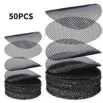 50/100PCS Flowerpot Gasket Ceramic Black Leakproof Soil Super Large Diameter Breathable Insect-Proof Plastic Circular Mesh Pad