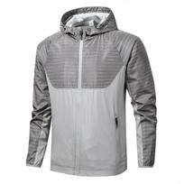 Sportinis vėjo striukė, pralaidi orui, neperšlampama, vyriška, pavasario ir rudens, laisvalaikio striukė, lauko Pafeng Wolf, laisva, bėgimo striukė 2XL pilka