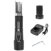 125 W Fishing Clean Easy žuvų nuėmiklio valiklis, elektrinis žuvų svarstyklių grandiklis, įkrovimo adapteris, vandeniui atsparus jūros gėrybių peilis juoda
