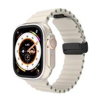Ocean Band for Apple Watch Ultra  49mm 45mm 44mm 40mm 41mm 42mm Magnetic Silicone Bracelet correa Series 9 8 7 6 5 SE 4 3 Strap 38mm 40mm 41mm