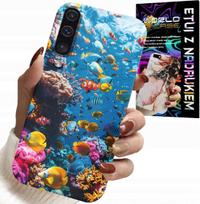 Etui Do Samsung Galaxy A70 - Rafa Kolorowe Rybki Podwodny Świat Rybek
